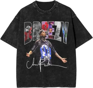 2025 Music Tour T-Shirts Mens Avant Interesting Cotton Retro Top Black