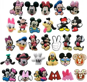 30 PCS Shoe Charms for Girls/Boys,Anime Croc Pins for Teens and Kids,Croc Clog Sandals Decoration for Women Men Christmas