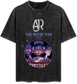 AJRs Vintage Oversized T Shirt Summer Short Sleeve T-Shirts for Mens Womens