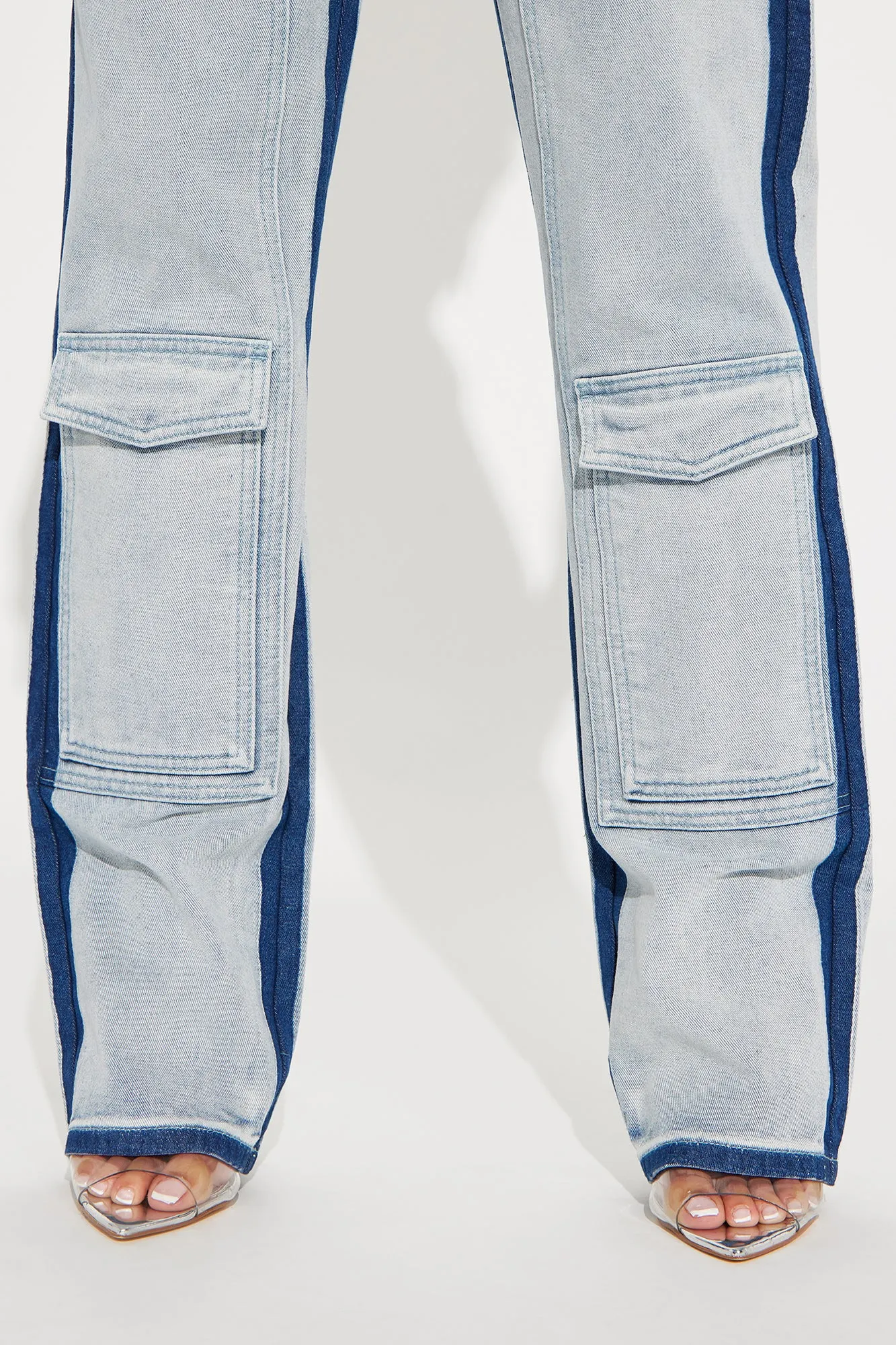 Always Your Girl Denim Pant Set - Light Wash