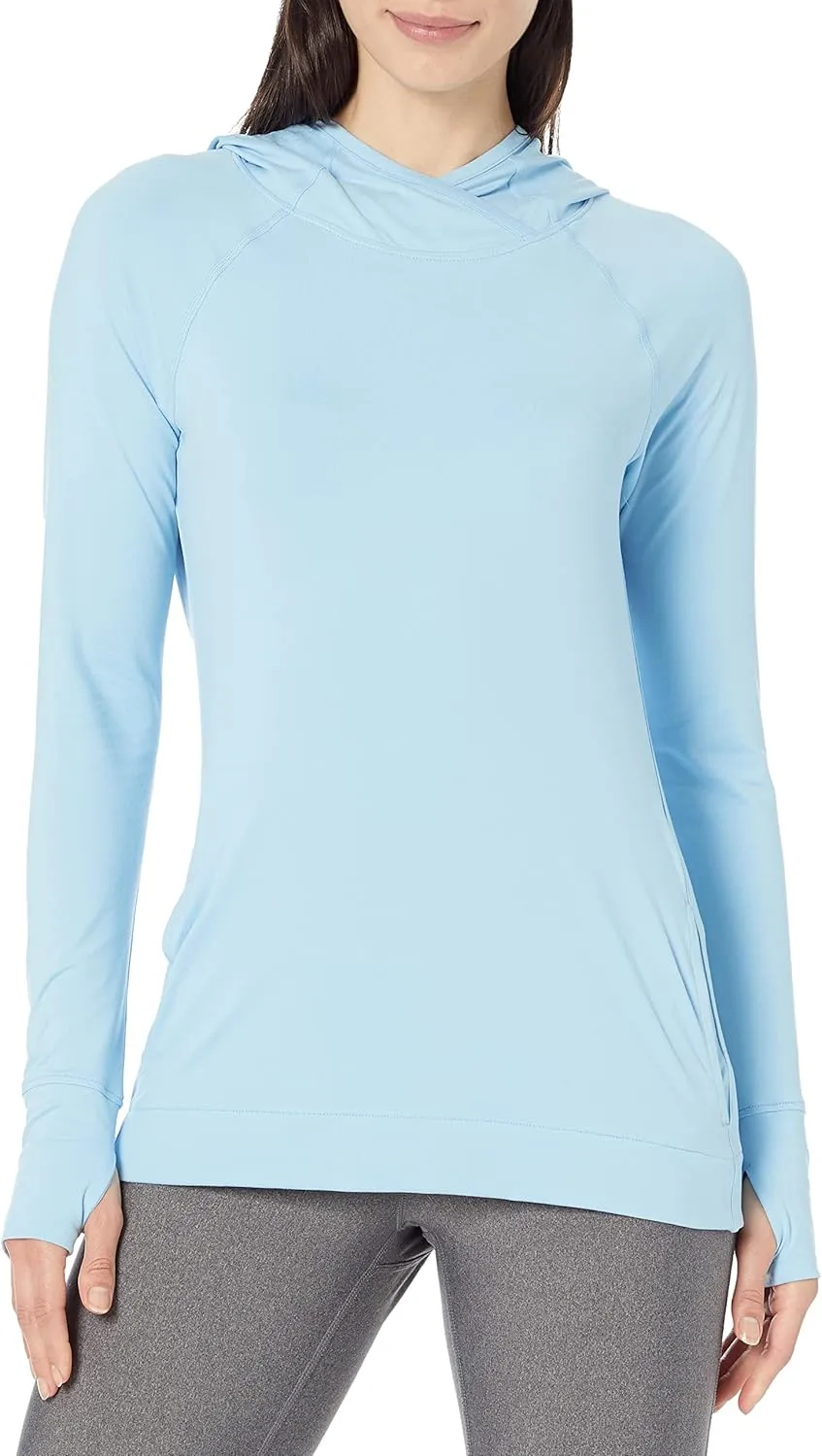 Amazon Essentials Women's Brushed Tech Stretch Popover Hoodie (Available in Plus Size)