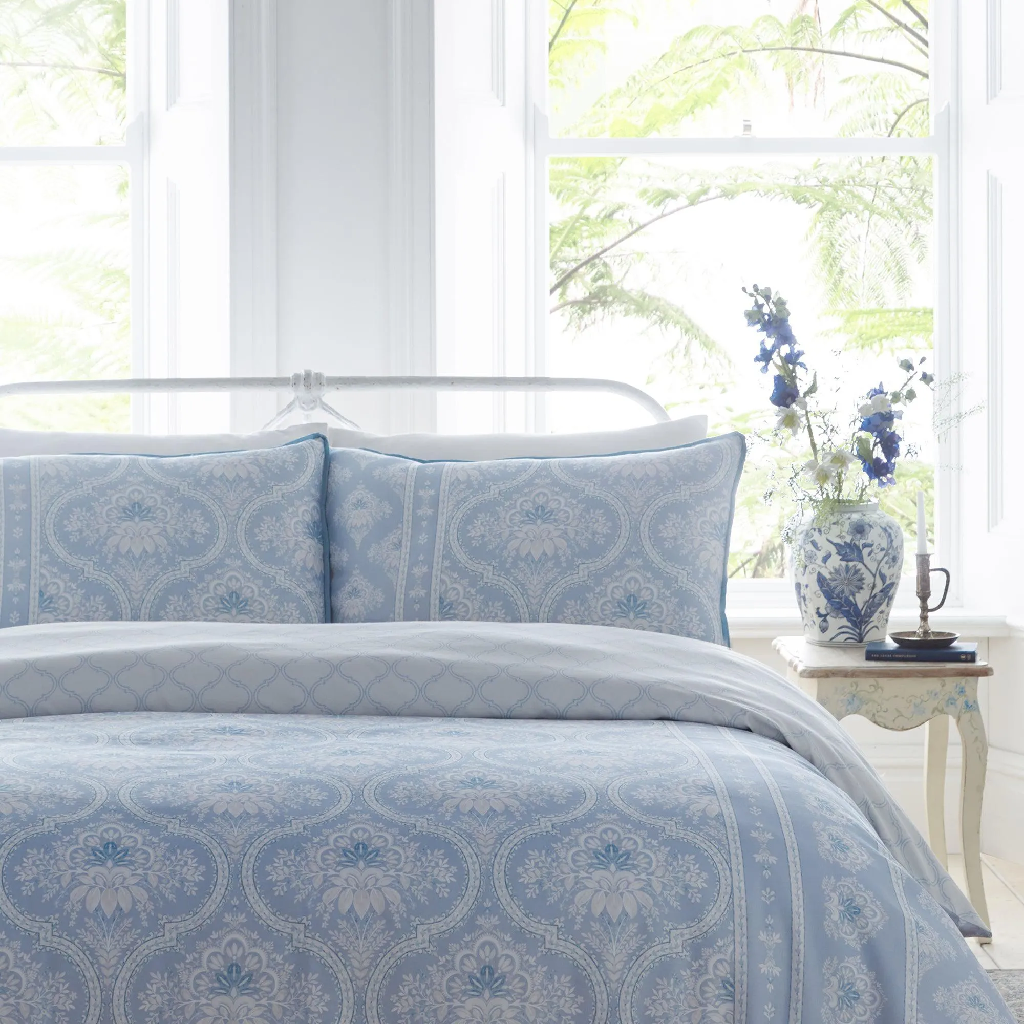 Appletree Heritage Alexia Duvet Cover Set  - Blue