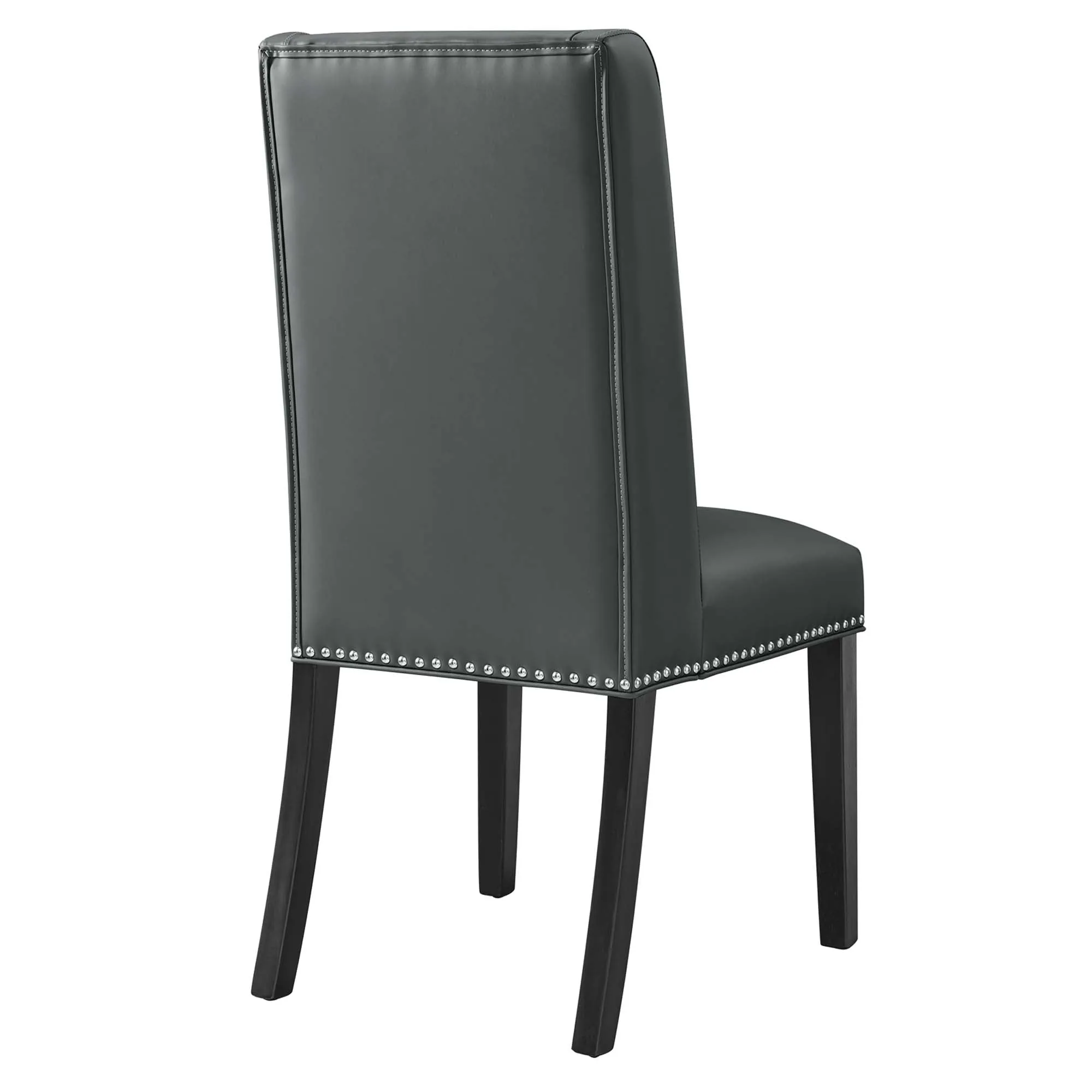 Baron Dining Chair Vinyl Set of 2 by Modway