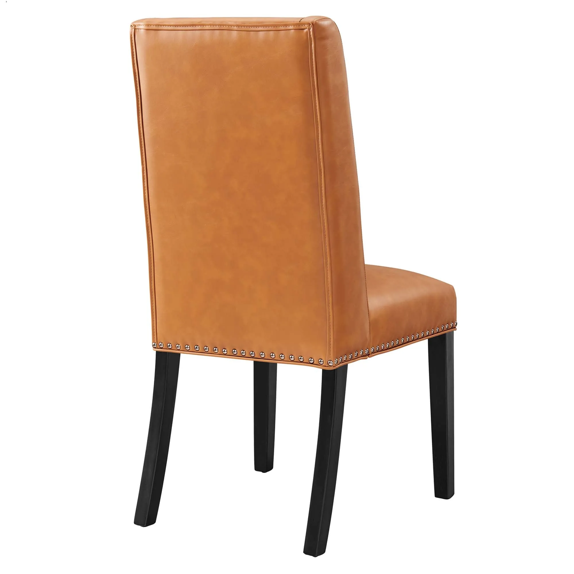 Baron Dining Chair Vinyl Set of 2 by Modway