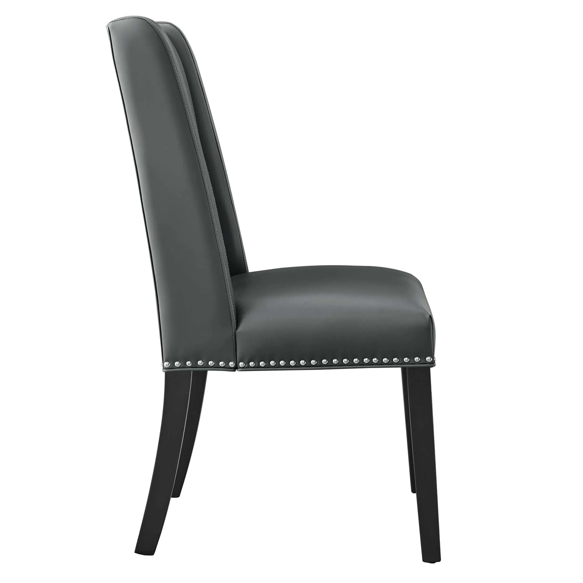 Baron Dining Chair Vinyl Set of 2 by Modway