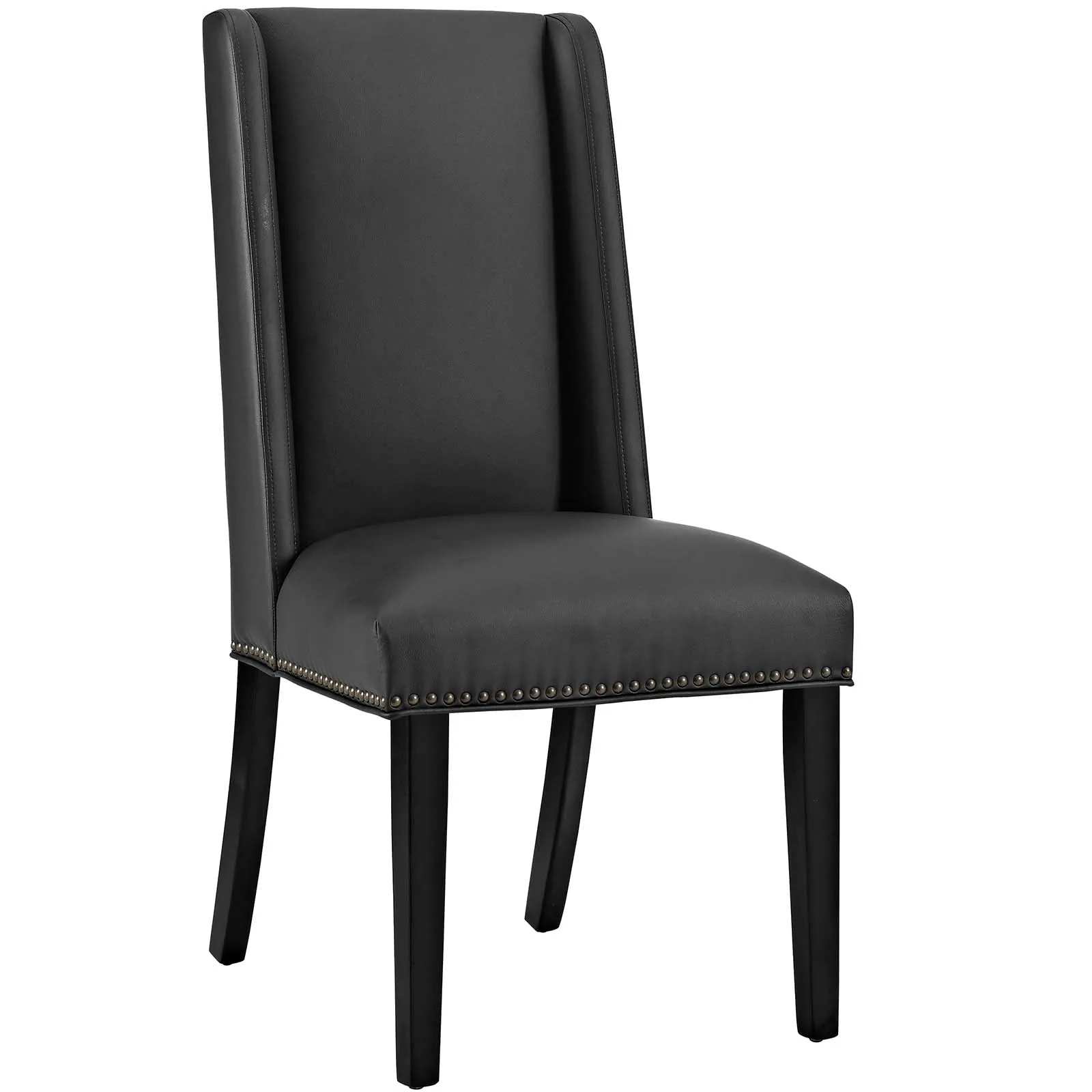 Baron Dining Chair Vinyl Set of 2 by Modway