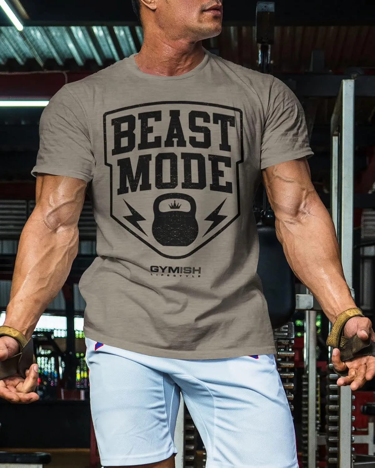 BeastMode Gym Workout Shirt for Men, Gym Lifting T-Shirt