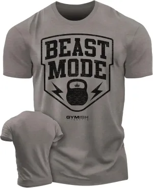 BeastMode Gym Workout Shirt for Men, Gym Lifting T-Shirt