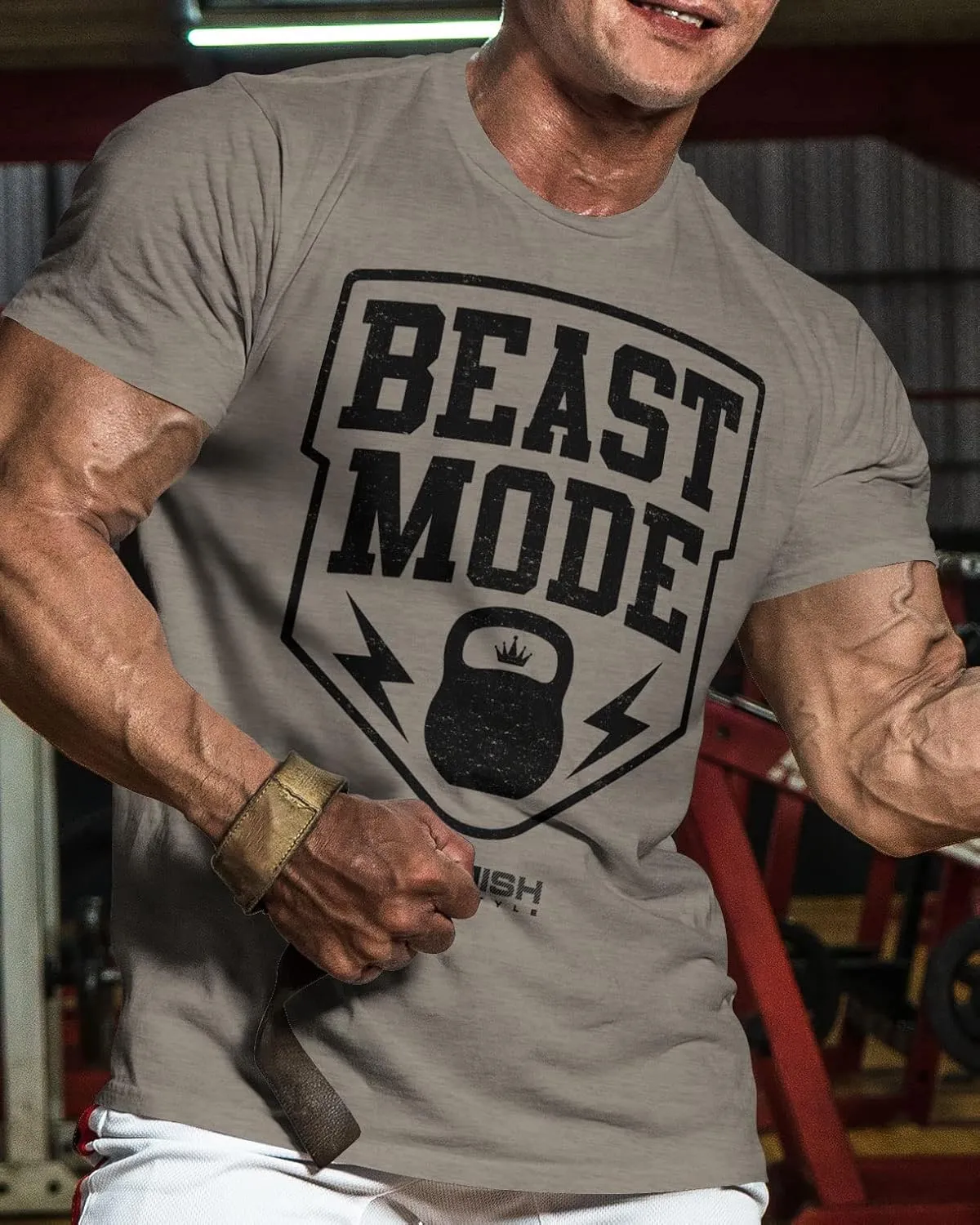 BeastMode Gym Workout Shirt for Men, Gym Lifting T-Shirt