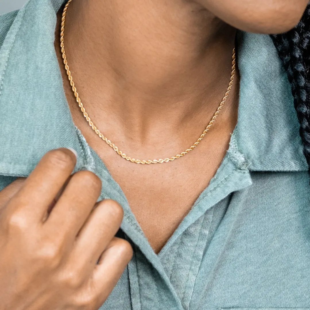 Bold Gold Rope Chain