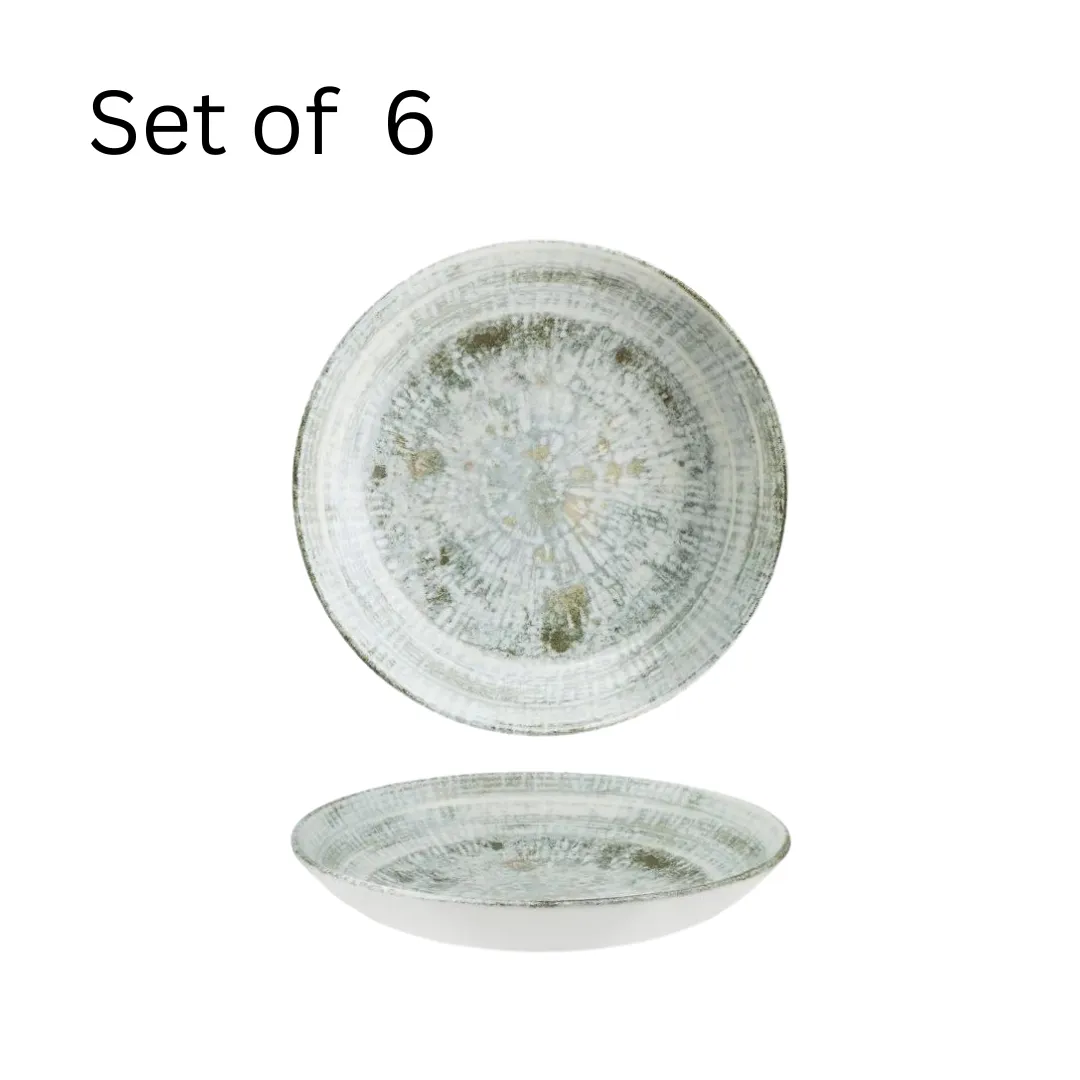 BONNA ODETTE OLIVE ROUND COUPE BOWL 230x50mm (ODTOLBLM23CK) (Set of 6 )