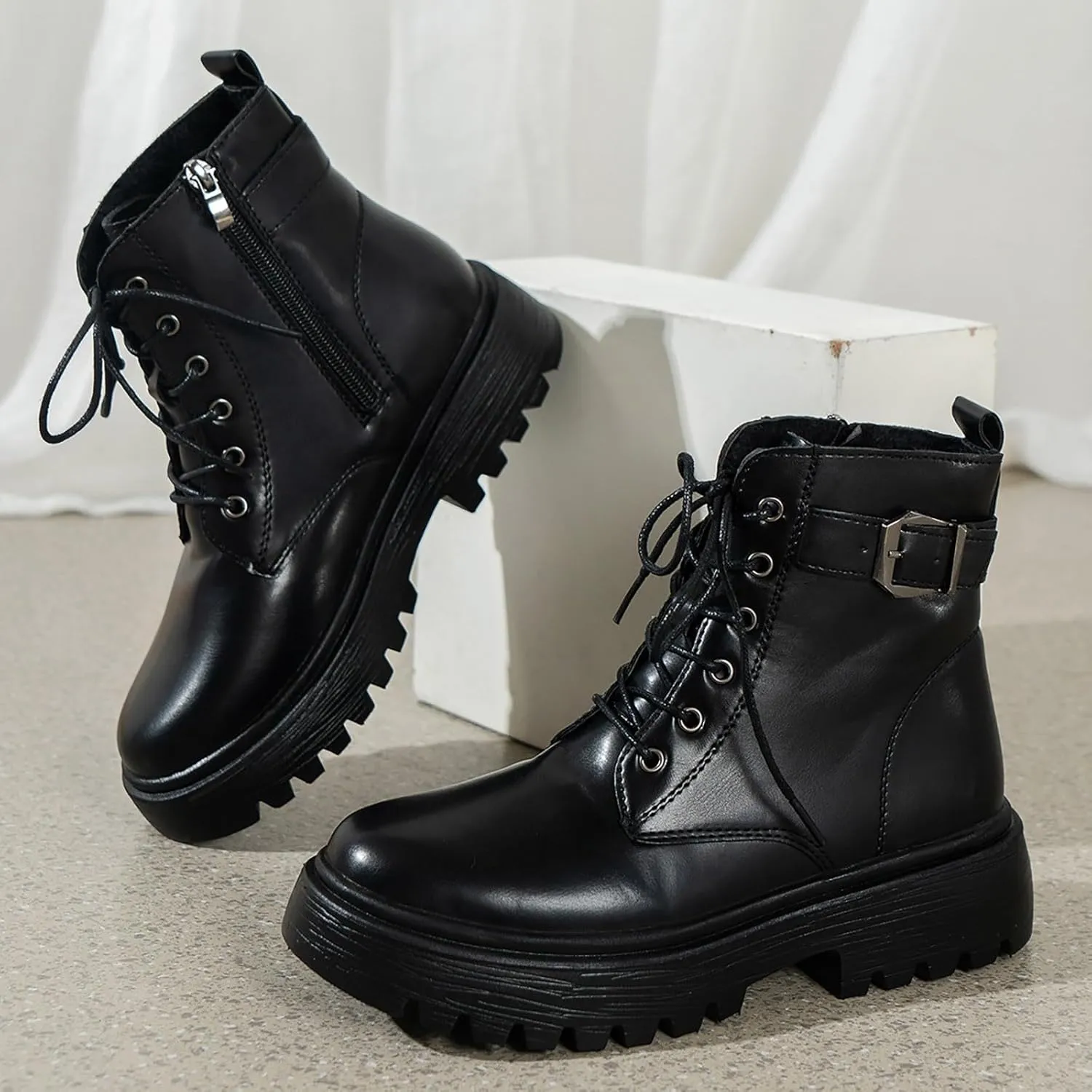 Boots Women Sexy Ankle Boots for Women Goth Boots Dark Brown Womens Boots Ankle Boots for Women No Heel 2024 Women's Black Ankle Boots Low Heel