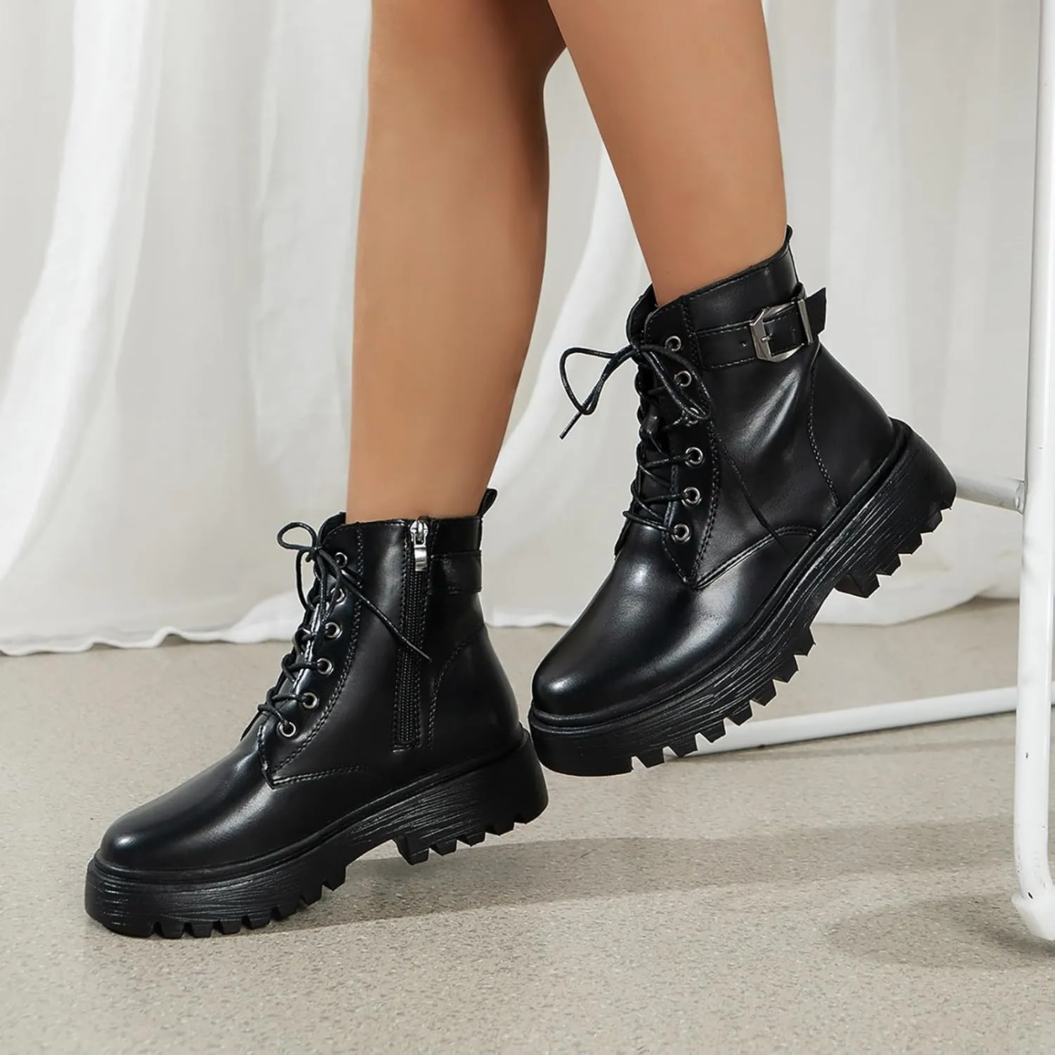 Boots Women Sexy Ankle Boots for Women Goth Boots Dark Brown Womens Boots Ankle Boots for Women No Heel 2024 Women's Black Ankle Boots Low Heel