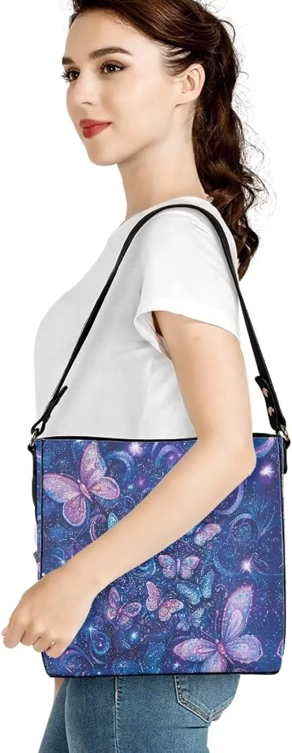 Bucket Bag for Women Leather Hobo Bags for Women Handbag Tote Bag Make up Bag Waterproof Shoulder Bag