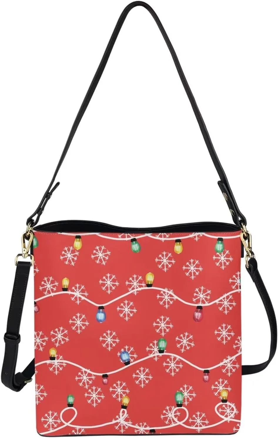 Bucket Bag for Women Leather Hobo Bags for Women Handbag Tote Bag Make up Bag Waterproof Shoulder Bag