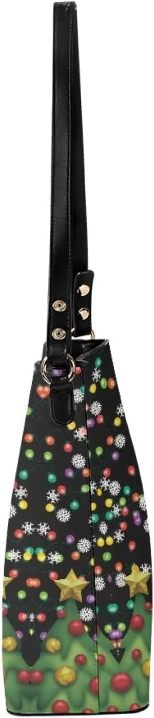 Bucket Bags for Women Leather Hobo Bag Crossbody Bag Top Handle Handbag Ladies Tote Bag Shoulder Bag Handbag for Women