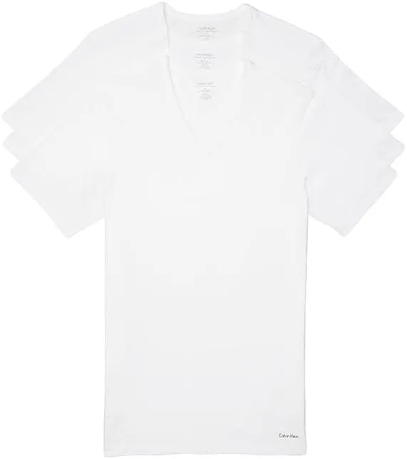 Calvin Klein Men's Cotton Classic 3-Pack Slim Undershirts