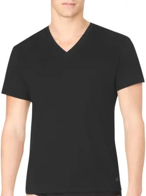 Calvin Klein Men's Short Cotton Multipack V Neck T-Shirts