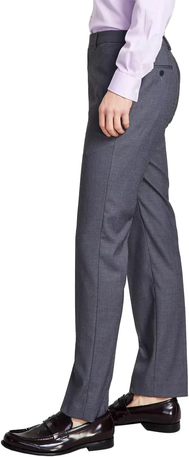 Calvin Klein Men's Slim Fit Stretch Dress Pants  Wrinkle-Resistant, Tailored Fit