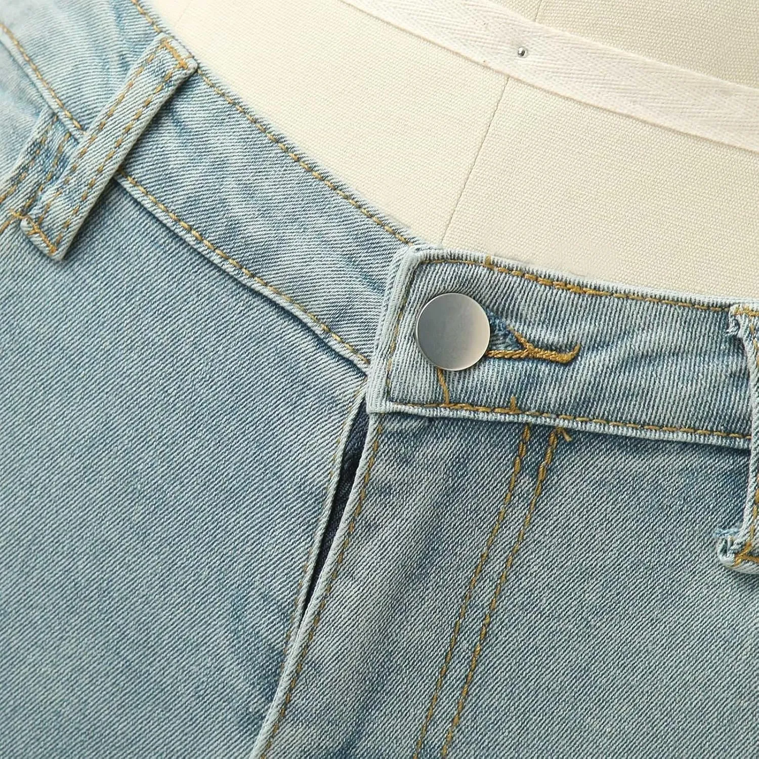 Cargo Jeans for Women Low Rise Bell Bottoms Trendy Straight Leg Stretch Denim Pants Flare Jeans Bootcut Bell Bottom
