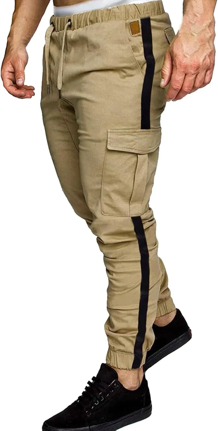 Cargo Pants for Men Baggy Relaxed Casual Sweatpants Classic Tactical Pants Multi Pockets Twill Sport Hiking Pants