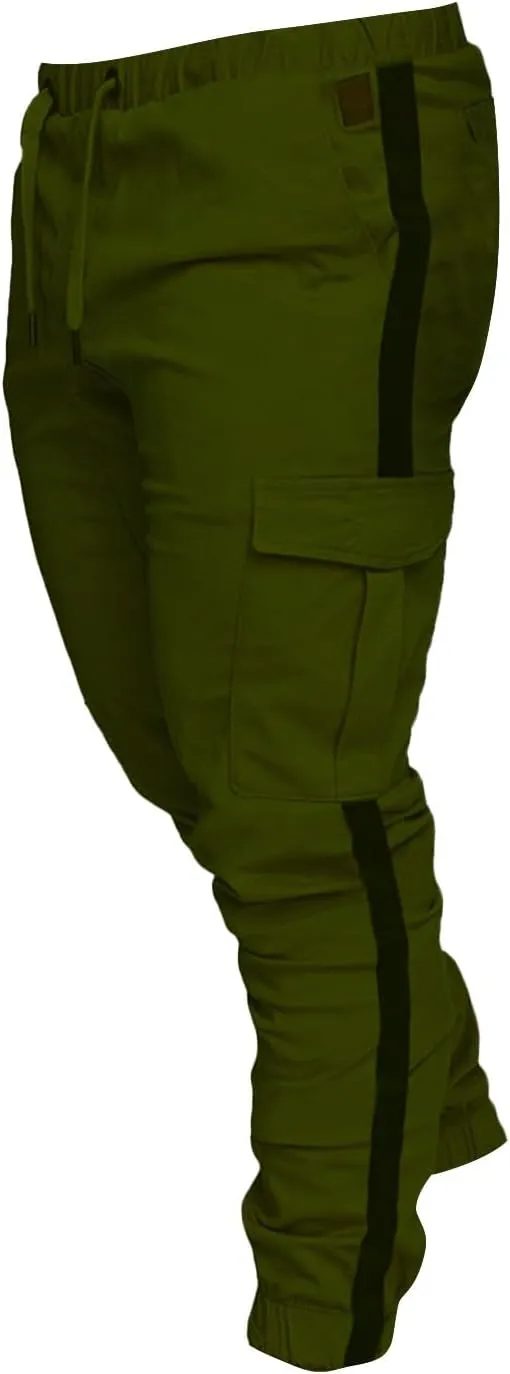 Cargo Pants for Men Baggy Relaxed Casual Sweatpants Classic Tactical Pants Multi Pockets Twill Sport Hiking Pants