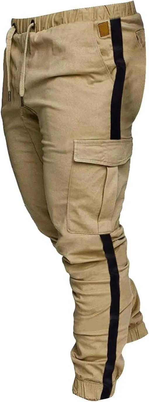 Cargo Pants for Men Baggy Relaxed Casual Sweatpants Classic Tactical Pants Multi Pockets Twill Sport Hiking Pants