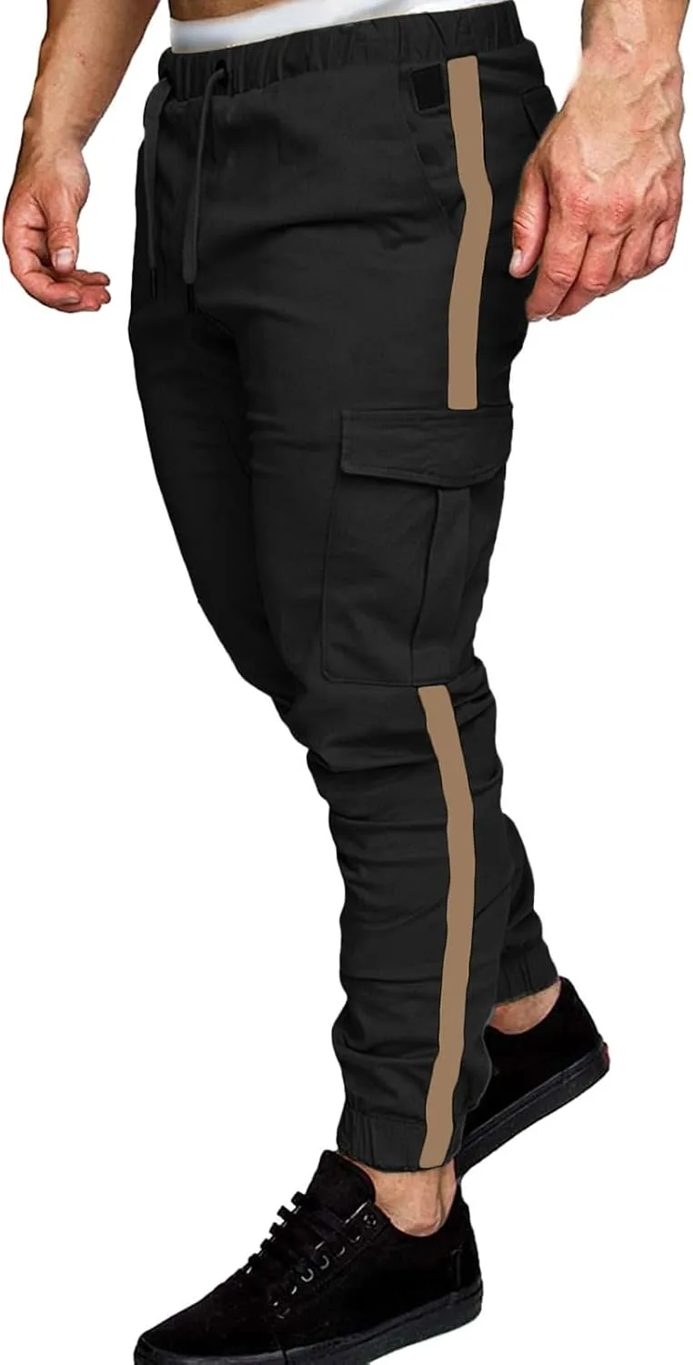 Cargo Pants for Men Baggy Relaxed Casual Sweatpants Classic Tactical Pants Multi Pockets Twill Sport Hiking Pants