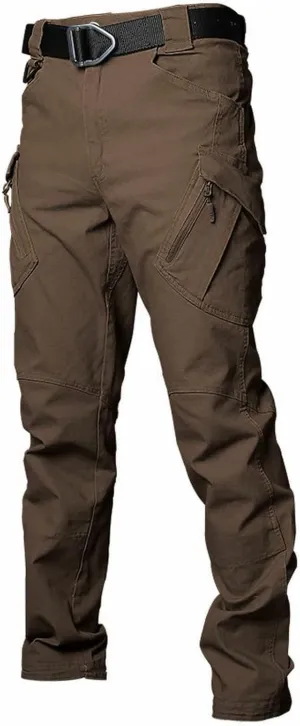 Cargo Pants for Men Big and Tall Casual Hiking Pants Workout Stretch Outdoor Twill Track Sweatpants Multi Pockets