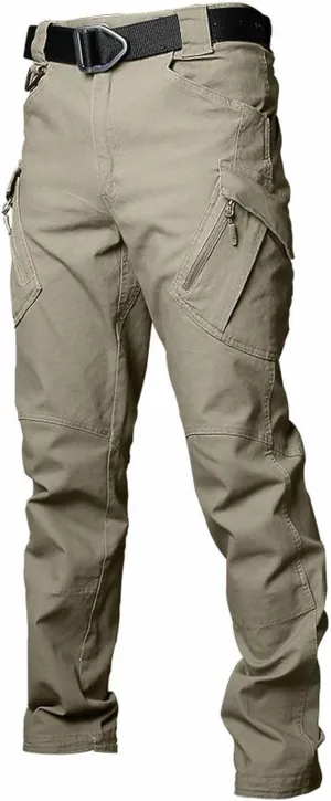 Cargo Pants for Men Big and Tall Casual Hiking Pants Workout Stretch Outdoor Twill Track Sweatpants Multi Pockets
