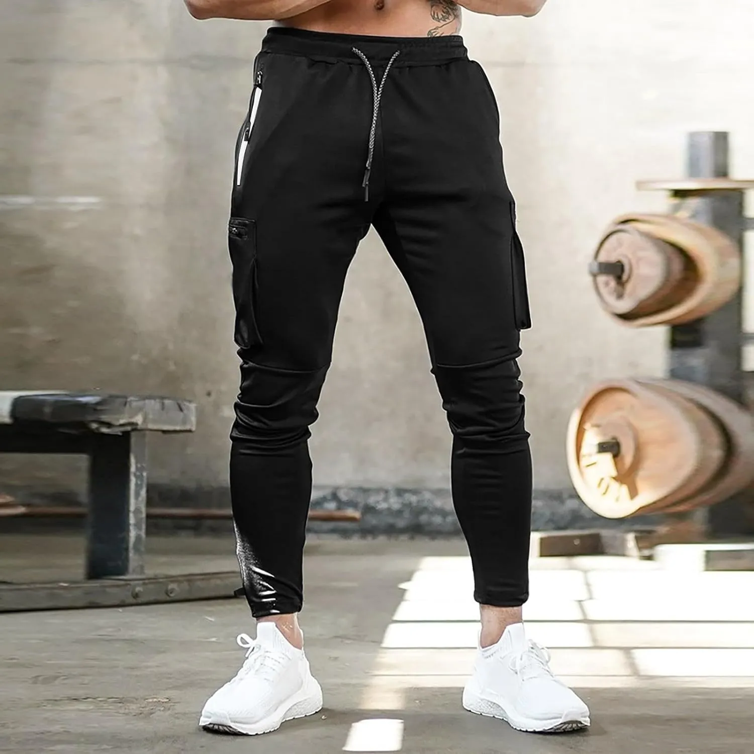 Cargo Pants for Men Big and Tall Casual Sweatpants Lightweight Tactical Pants Multi Pockets Twill Sport Hiking Pants