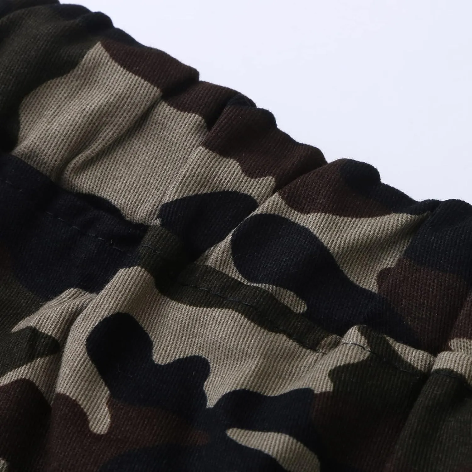 Cargo Pants for Men Work Deep Pockets Casual Drawstring Waist Joggers Classic Breathable Active Fishing Hiking Pants