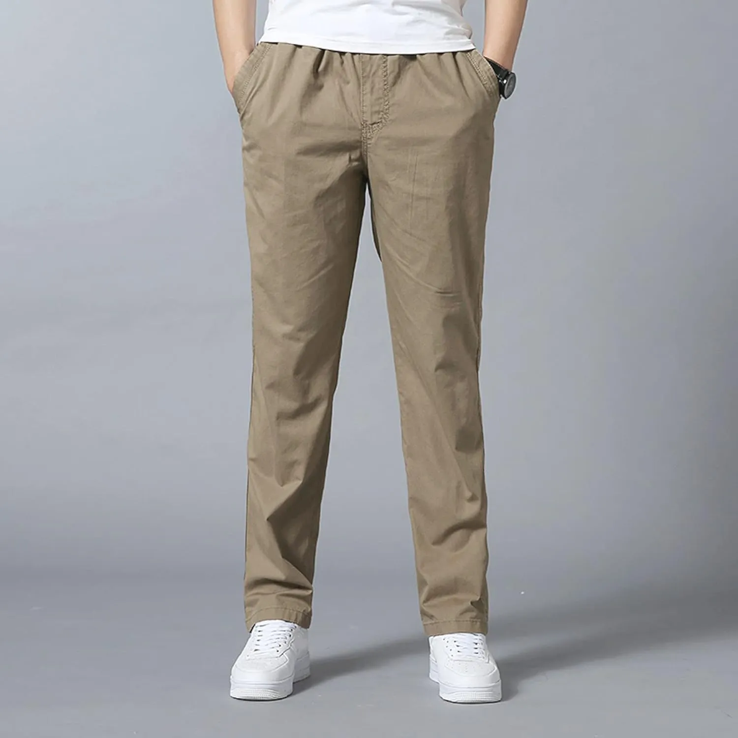 Cargo Pants for Men Work Heavy Duty Casual Hiking Pants Workout Joggers Stretch Twill Track Sweatpants Multi Pockets