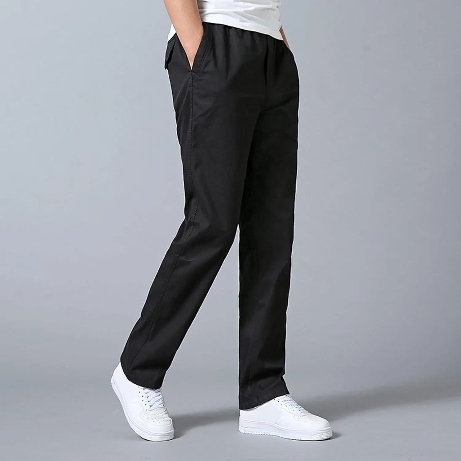 Cargo Pants for Men Work Heavy Duty Casual Hiking Pants Workout Joggers Stretch Twill Track Sweatpants Multi Pockets