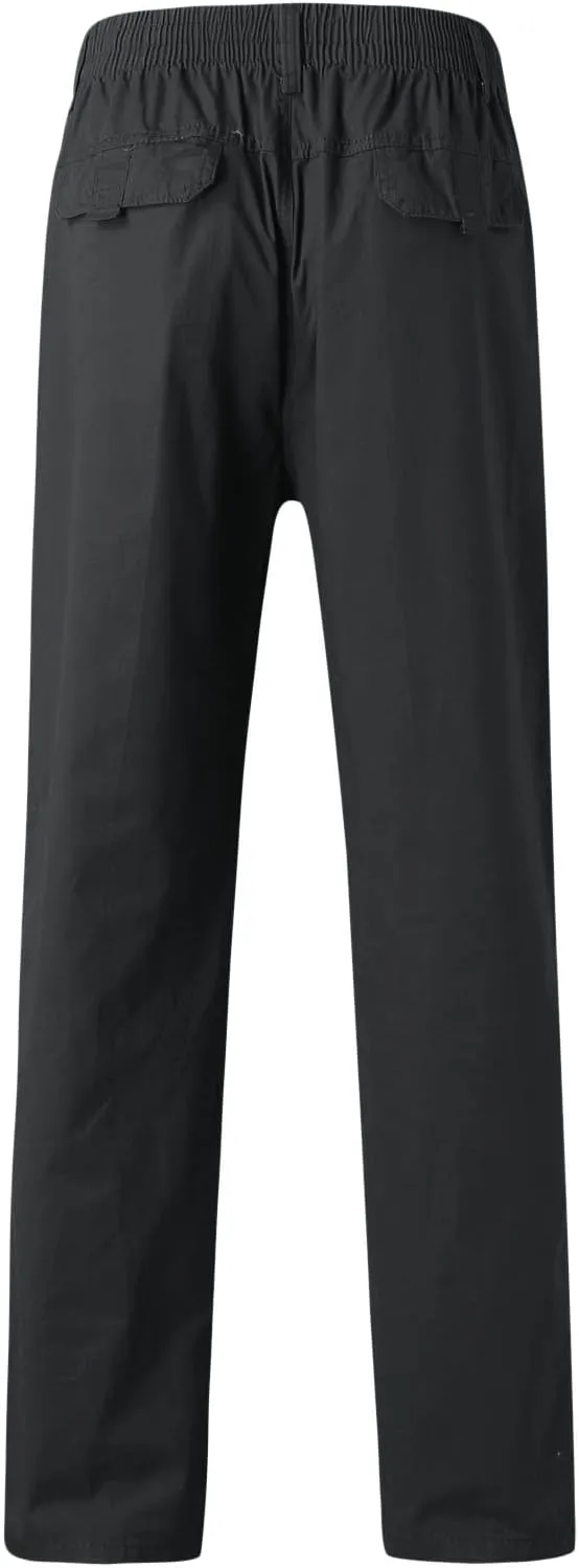 Cargo Pants for Men Work Heavy Duty Casual Hiking Pants Workout Joggers Stretch Twill Track Sweatpants Multi Pockets