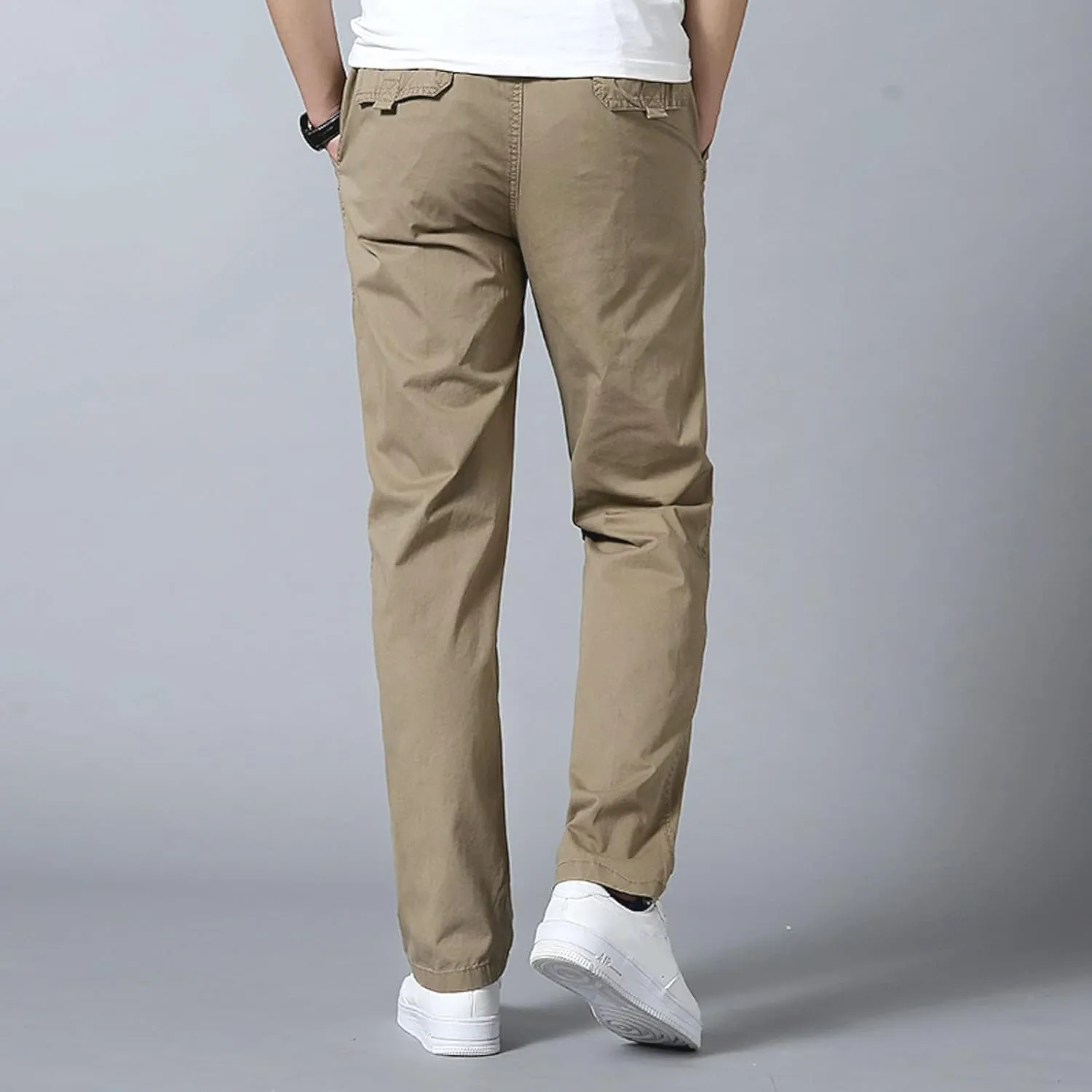 Cargo Pants for Men Work Heavy Duty Casual Hiking Pants Workout Joggers Stretch Twill Track Sweatpants Multi Pockets