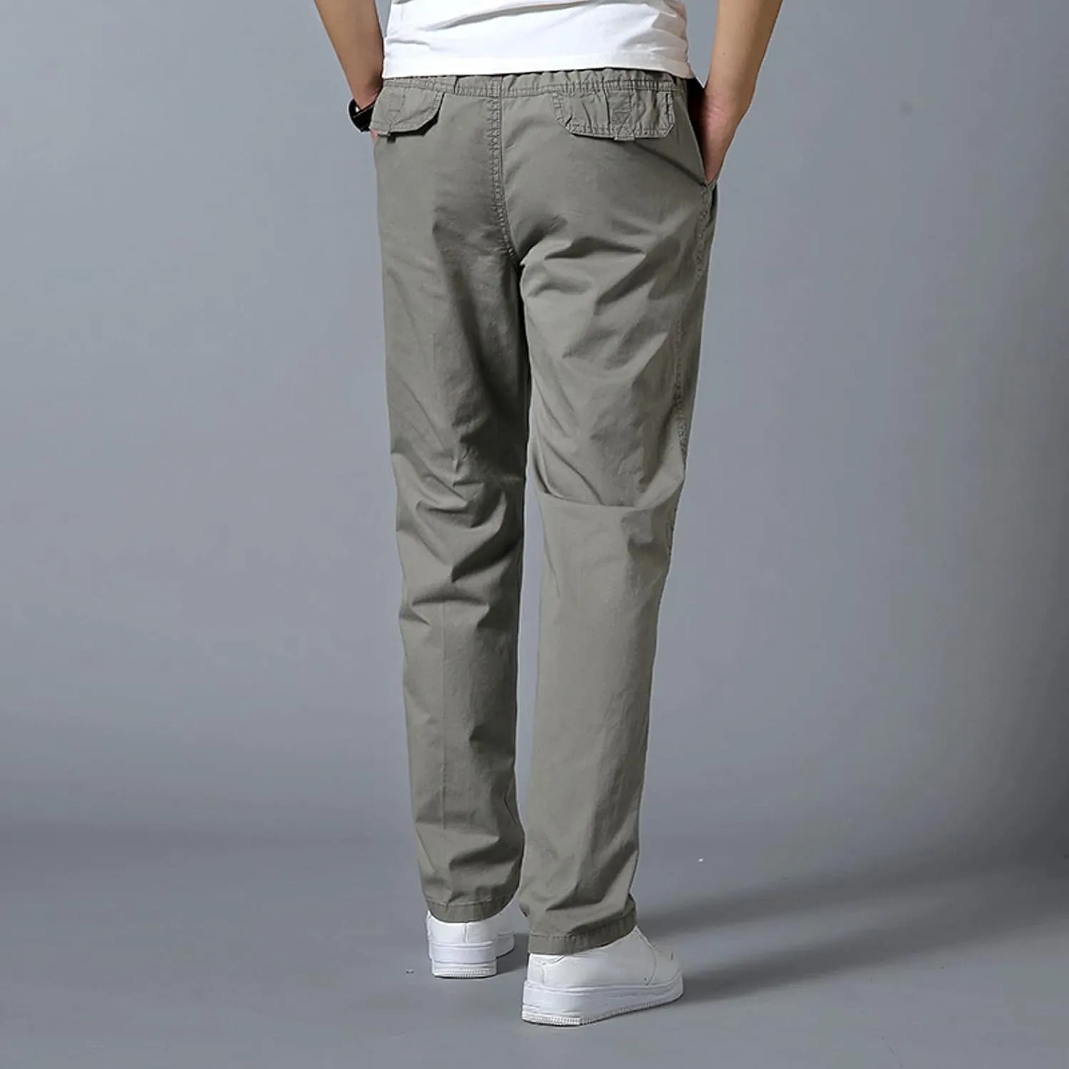 Cargo Pants for Men Work Heavy Duty Casual Hiking Pants Workout Joggers Stretch Twill Track Sweatpants Multi Pockets