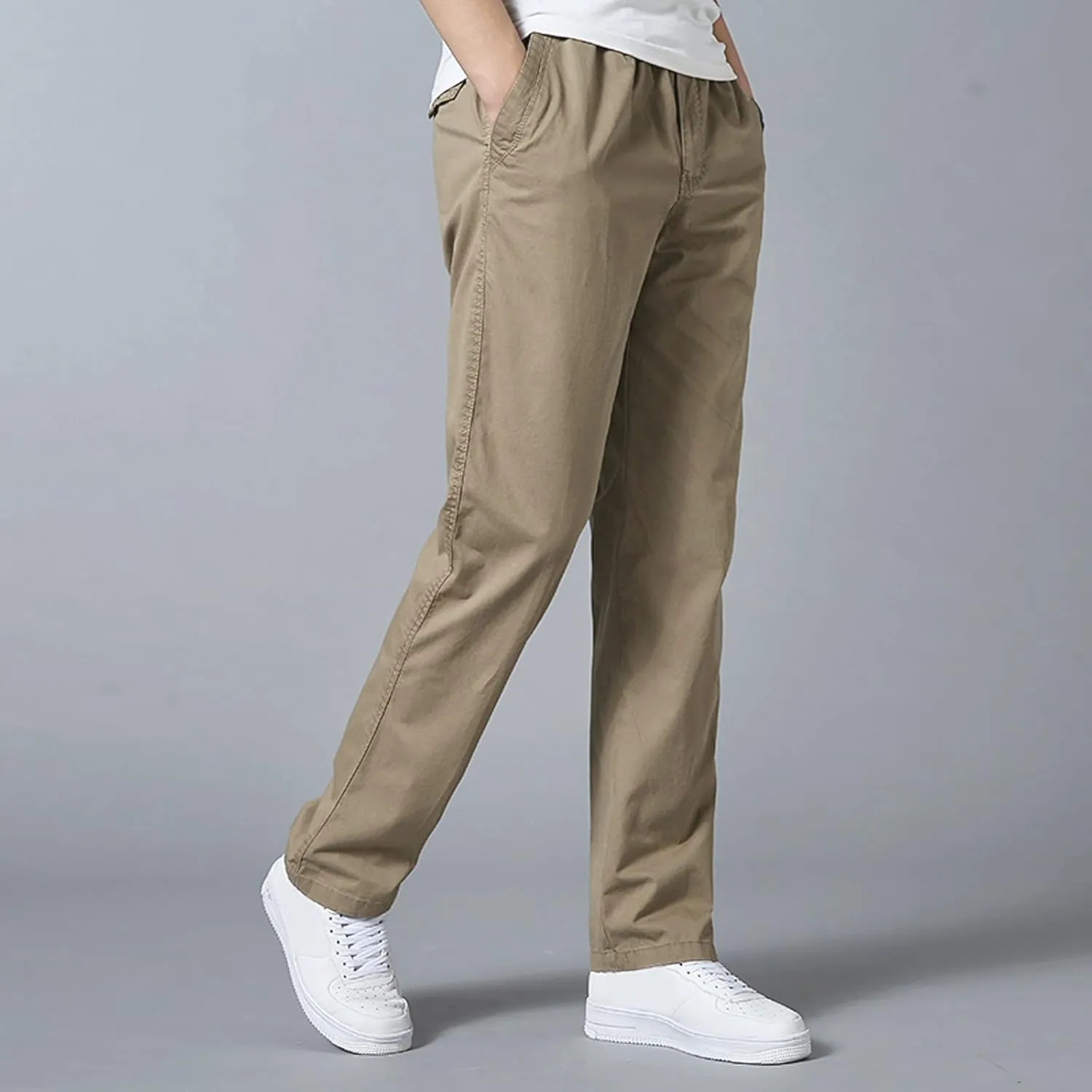 Cargo Pants for Men Work Heavy Duty Casual Hiking Pants Workout Joggers Stretch Twill Track Sweatpants Multi Pockets