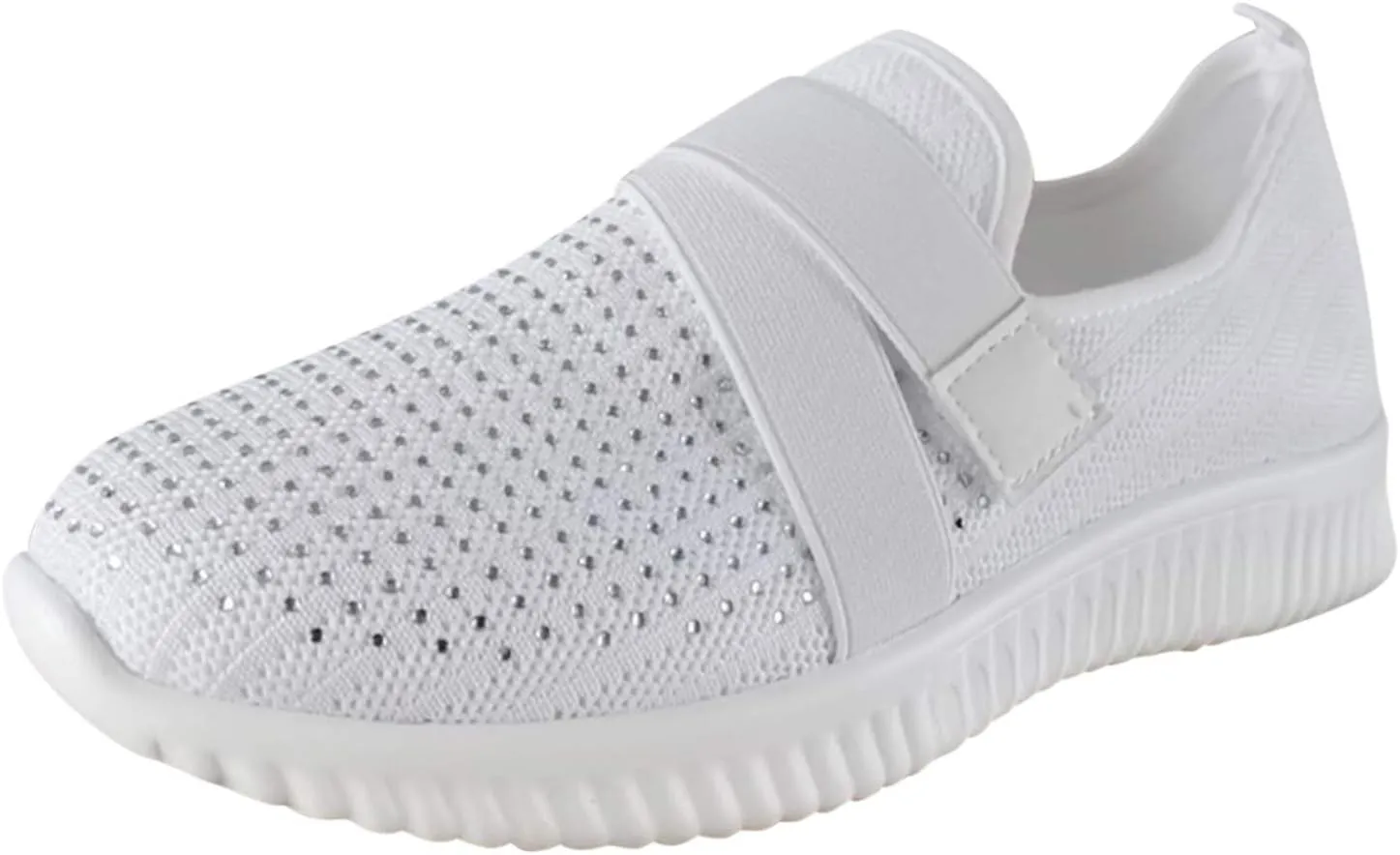 Cathalem Gym Shoes for Women Workout Memory Foam Walking Shoes Running Classic Slip On Athletic Tennis Sneakers