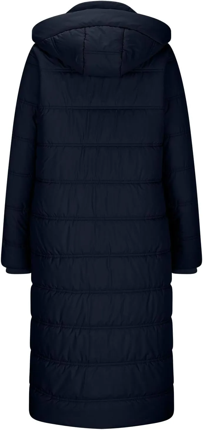 Ceboyel Women Quilted Puffer Warm Coats Hooded Quilted Jackets Coat Fleece Lined Zip Up Jacket Trendy Clothing Outerwear 2024
