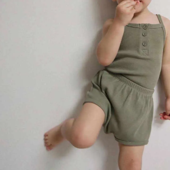 Children's Pajamas Girls Vest Air-بيجامات أطفال للبنات