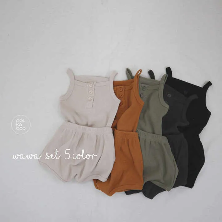 Children's Pajamas Girls Vest Air-بيجامات أطفال للبنات