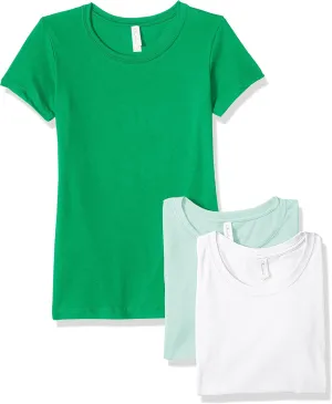 Clementine Women's 3-Pack Ideal Short Sleeve Crewneck T-Shirts