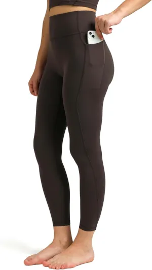 Colorfulkoala Dreamlux No Front Seam Leggings with Pockets for Women, High-Waisted Soft Yoga Pants