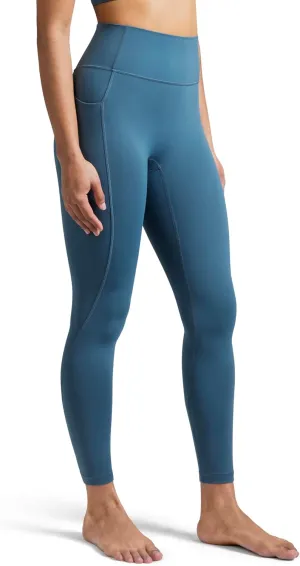 Colorfulkoala Dreamlux No Front Seam Leggings with Pockets for Women, High-Waisted Soft Yoga Pants