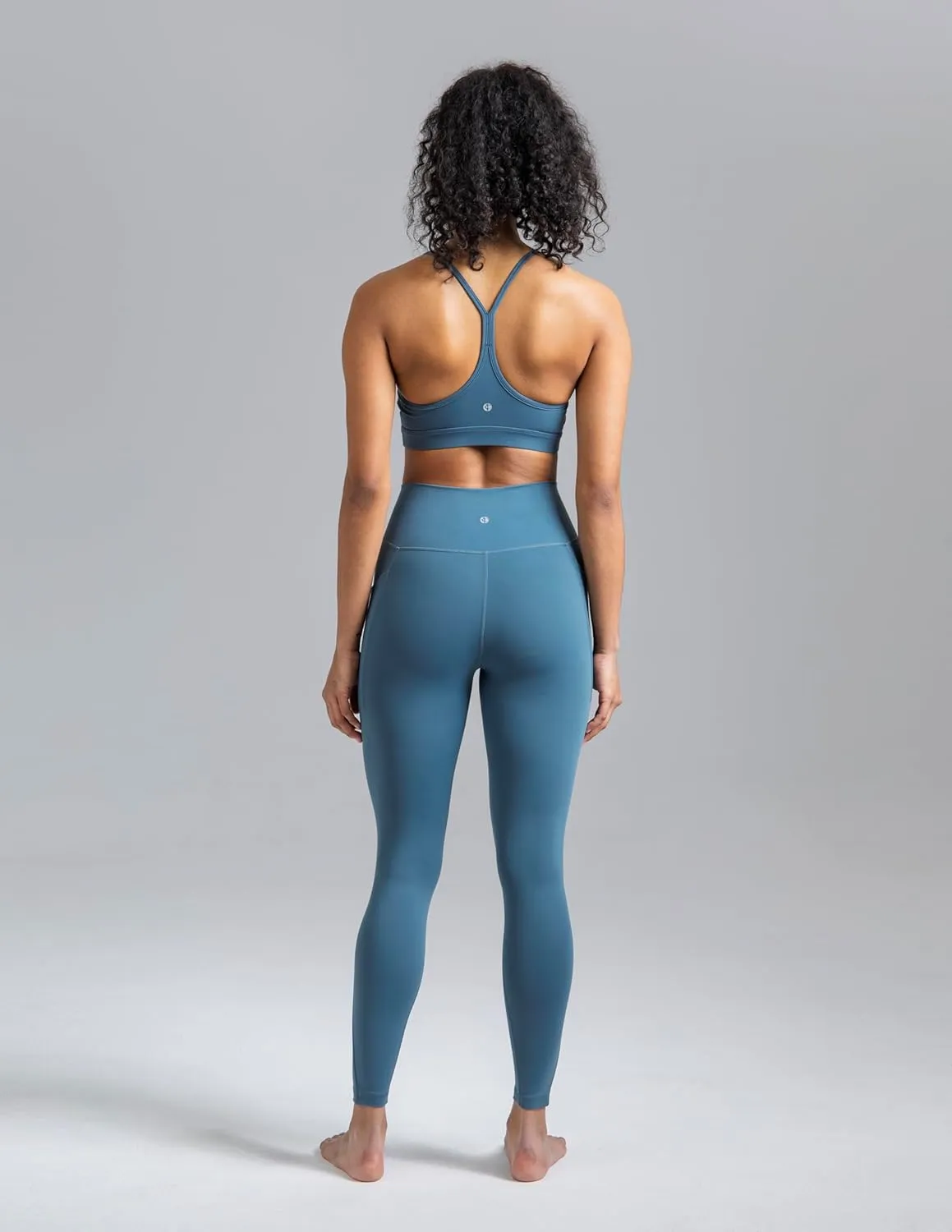 Colorfulkoala Dreamlux No Front Seam Leggings with Pockets for Women, High-Waisted Soft Yoga Pants
