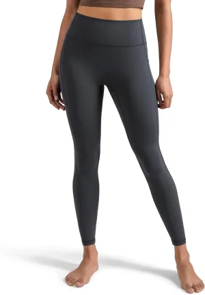 Colorfulkoala Dreamlux No Front Seam Leggings with Pockets for Women, High-Waisted Soft Yoga Pants