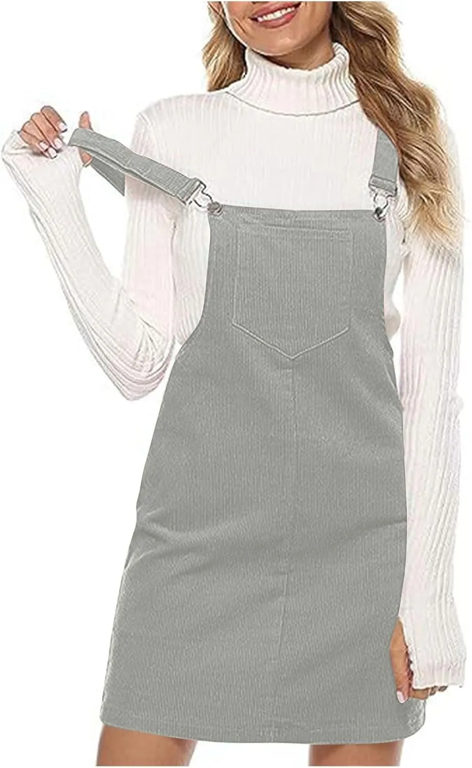Corduroy Dress for Women Casual Tank Dress Beach Cute Dress Loose Lightweight Dress Fashion Summer Dresses Sundress