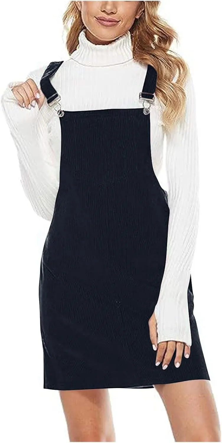 Corduroy Dress for Women Casual Tank Dress Beach Cute Dress Loose Lightweight Dress Fashion Summer Dresses Sundress