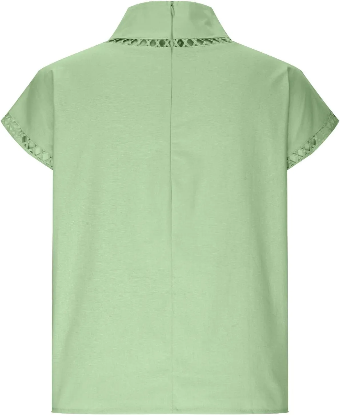 Cotton Tshirts for Women Elegant Cap Sleeve Solid Cotton Linen Tops Summer Fashion Blouse Going Out Trendy Clothes